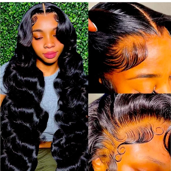 28 inch human lace wig